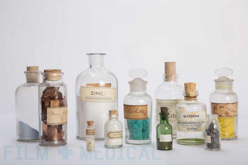 Medicine Bottles Period  Large Various (010) priced individually